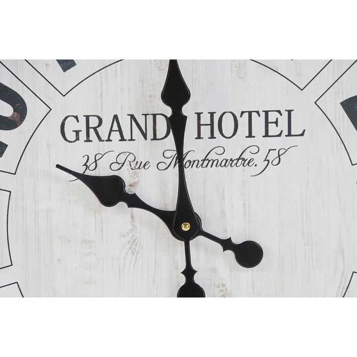 Wall Clock DKD Home Decor White Black Crystal Iron 61 x 6 x 89 cm (2 Units) - Декорация и Осветление<<<Дом