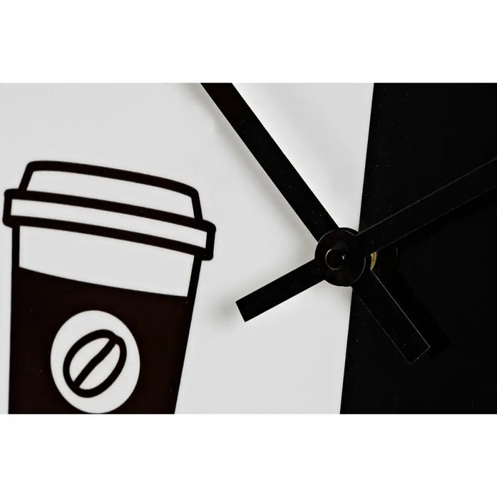Wall Clock DKD Home Decor White Black Metal Modern 60 x 4 x 60 cm (2 Units) - Декорация и Осветление<<<Дом
