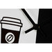 Wall Clock DKD Home Decor White Black Metal Modern 60 x 4 x 60 cm (2 Units) - Декорация и Осветление<<<Дом