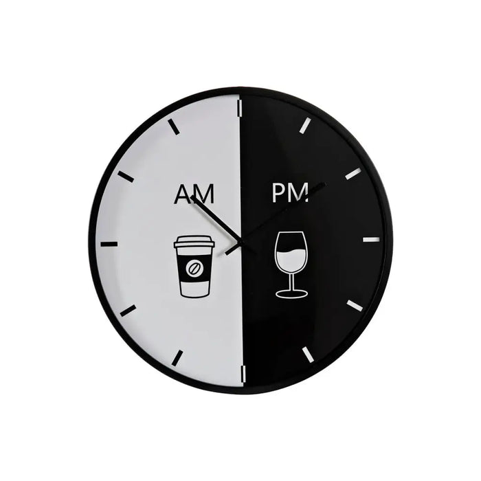 Wall Clock DKD Home Decor White Black Metal Modern 60 x 4 x 60 cm (2 Units) - Декорация и Осветление<<<Дом