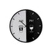 Wall Clock DKD Home Decor White Black Metal Modern 60 x 4 x 60 cm (2 Units) - Декорация и Осветление<<<Дом