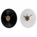 Wall Clock DKD Home Decor White Black White/Black Iron Plastic Modern 30 x 4 x 30 cm (2 Units) - Декорация и