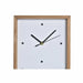 Wall Clock DKD Home Decor White Brown Wood Aluminium Houses Urban 20 x 4 x 30 cm - Декорация и Осветление<<<Дом