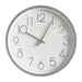 WALL CLOCK F30 CM. SILVER BRIST - Часовници<<<Декорации<<<Мебели и интериор<<<Praktiker