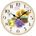 WALL CLOCK FLORAL F34 CM. MIX - Часовници<<<Декорации<<<Мебели и интериор<<<Praktiker