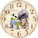 WALL CLOCK FLORAL F34 CM. MIX - Часовници<<<Декорации<<<Мебели и интериор<<<Praktiker