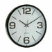 Wall Clock Gift Decor White Black Crystal Plastic 40 x 40 x 5 cm 40 x 5 x 40 cm (6 Units) - Декорация и