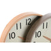Wall Clock Home ESPRIT Beige Natural PVC Wood 30 x 4,7 x 30 cm (2 Units) - Декорация и Осветление<<<Дом