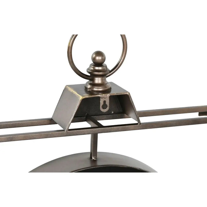Wall Clock Home ESPRIT Black Golden Crystal Iron 60 x 9 x 80 cm - Декорация и Осветление<<<Дом