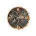 Wall Clock Home ESPRIT Black Golden Crystal Iron Vintage 62 x 8,5 x 62 cm - Декорация и Осветление<<<Дом