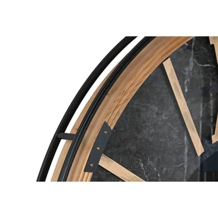 Wall Clock Home ESPRIT Black Golden Metal Crystal 127 X 9 X 127 cm - Декорация и Осветление<<<Дом