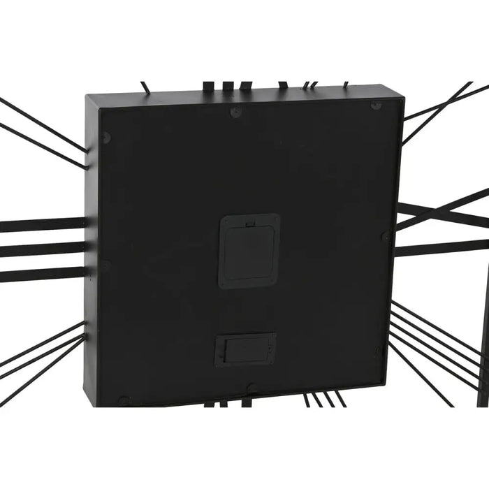 Wall Clock Home ESPRIT Black Golden Metal Crystal 80 x 8 x 80 cm - Декорация и Осветление<<<Дом