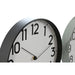 Wall Clock Home ESPRIT Black Grey PVC 30 x 4 x 30 cm (2 Units) - Декорация и Осветление<<<Дом Градина<<<BigBuy&&&Стенни
