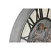 Wall Clock Home ESPRIT Black Metal Crystal 60 x 8 x 60 cm - Декорация и Осветление<<<Дом Градина<<<BigBuy&&&Стенни