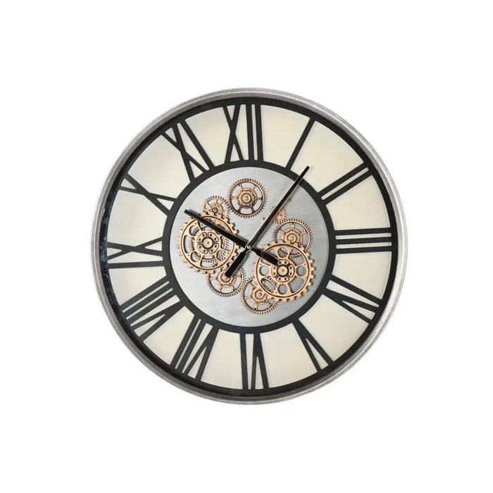 Wall Clock Home ESPRIT Black Metal Crystal 60 x 8 x 60 cm - Декорация и Осветление<<<Дом Градина<<<BigBuy&&&Стенни