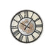 Wall Clock Home ESPRIT Black Metal Crystal 60 x 8 x 60 cm - Декорация и Осветление<<<Дом Градина<<<BigBuy&&&Стенни