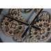 Wall Clock Home ESPRIT Black Metal Crystal 60 x 8 x 60 cm - Декорация и Осветление<<<Дом Градина<<<BigBuy&&&Стенни