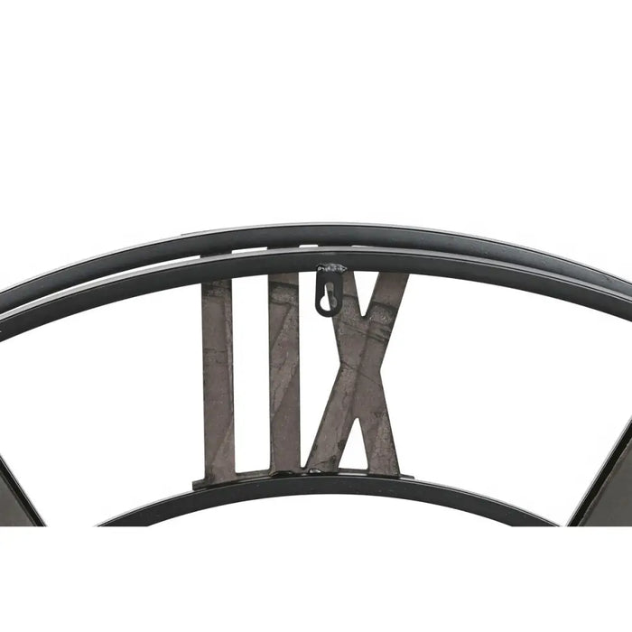 Wall Clock Home ESPRIT Black Natural Metal Rattan 100 x 9 x 100 cm - Декорация и Осветление<<<Дом