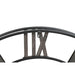 Wall Clock Home ESPRIT Black Natural Metal Rattan 100 x 9 x 100 cm - Декорация и Осветление<<<Дом