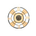 Wall Clock Home ESPRIT Black Natural Metal Rattan 100 x 9 x 100 cm - Декорация и Осветление<<<Дом
