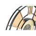 Wall Clock Home ESPRIT Black Natural Metal Rattan 100 x 9 x 100 cm - Декорация и Осветление<<<Дом
