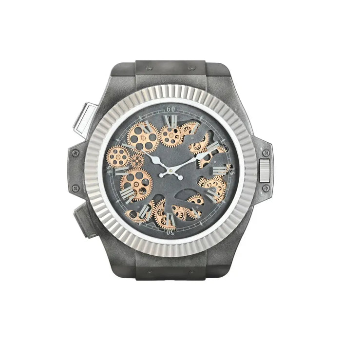 Wall Clock Home ESPRIT Black Silver Iron - Декорация и Осветление<<<Дом Градина<<<BigBuy&&&Стенни часовници и