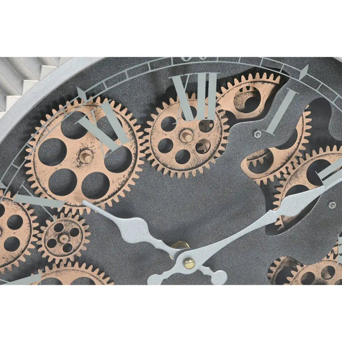 Wall Clock Home ESPRIT Black Silver Iron - Декорация и Осветление<<<Дом Градина<<<BigBuy&&&Стенни часовници и