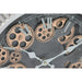 Wall Clock Home ESPRIT Black Silver Iron - Декорация и Осветление<<<Дом Градина<<<BigBuy&&&Стенни часовници и
