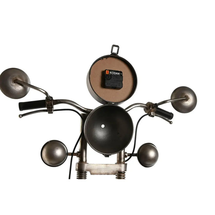 Wall Clock Home ESPRIT Black Silver Metal 60 x 30 x 78 cm - Декорация и Осветление<<<Дом Градина<<<BigBuy&&&Стенни