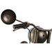 Wall Clock Home ESPRIT Black Silver Metal 60 x 30 x 78 cm - Декорация и Осветление<<<Дом Градина<<<BigBuy&&&Стенни