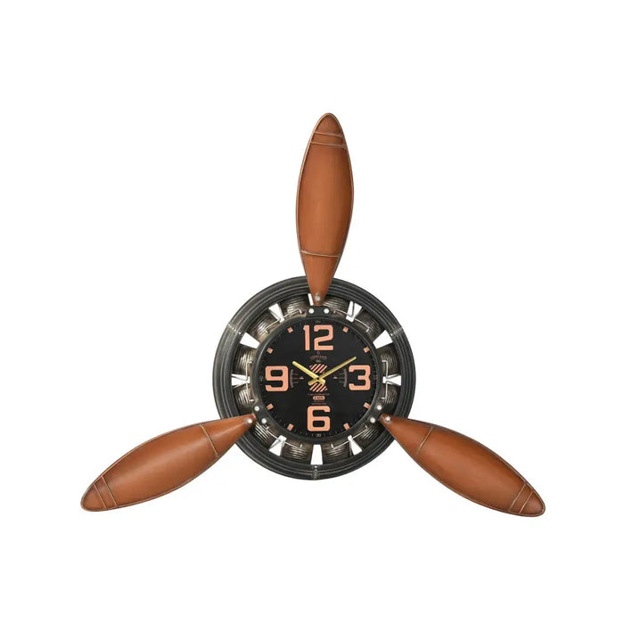 Wall Clock Home ESPRIT Brown Black Metal Helices Vintage 118 x 24 x 134 cm - Декорация и Осветление<<<Дом