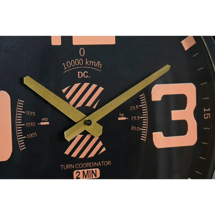 Wall Clock Home ESPRIT Brown Black Metal Helices Vintage 118 x 24 x 134 cm - Декорация и Осветление<<<Дом