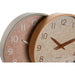 Wall Clock Home ESPRIT Brown Natural PVC Wood 30 x 4,7 x 30 cm (2 Units) - Декорация и Осветление<<<Дом
