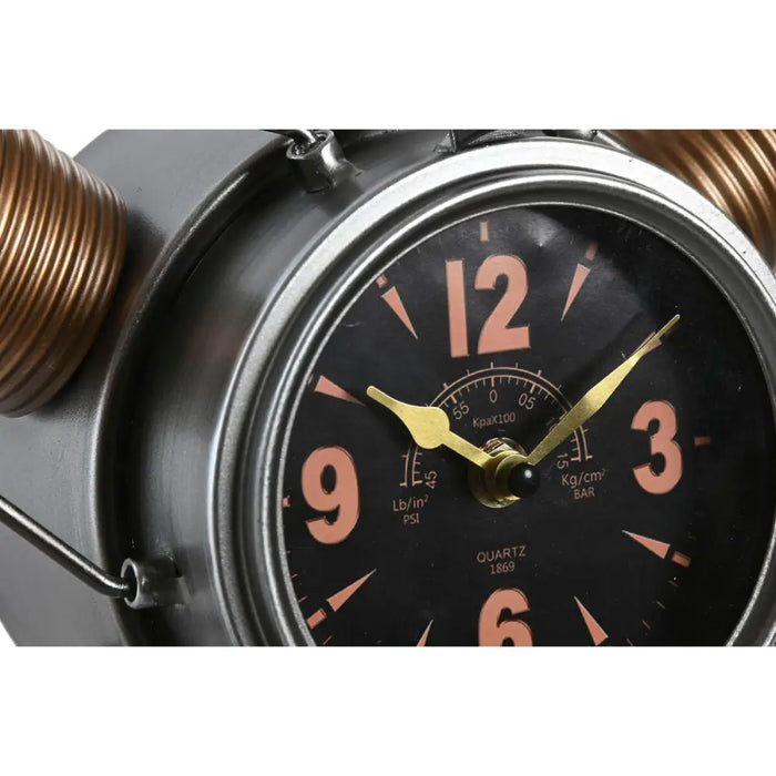 Wall Clock Home ESPRIT Golden Silver Metal Helices Vintage 63 x 12 x 55 cm - Декорация и Осветление<<<Дом