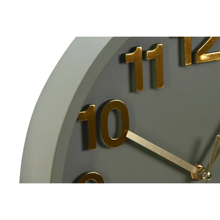 Wall Clock Home ESPRIT Green Grey PVC Urban 30 x 4 x 30 cm (2 Units) - Декорация и Осветление<<<Дом