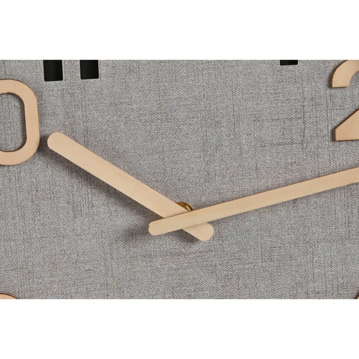 Wall Clock Home ESPRIT Grey Natural MDF Wood 30 x 5 x 30 cm (2 Units) - Декорация и Осветление<<<Дом
