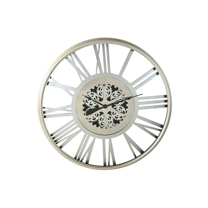 Wall Clock Home ESPRIT Silver Iron 102 x 9,5 x 102 cm - Декорация и Осветление<<<Дом Градина<<<BigBuy&&&Стенни