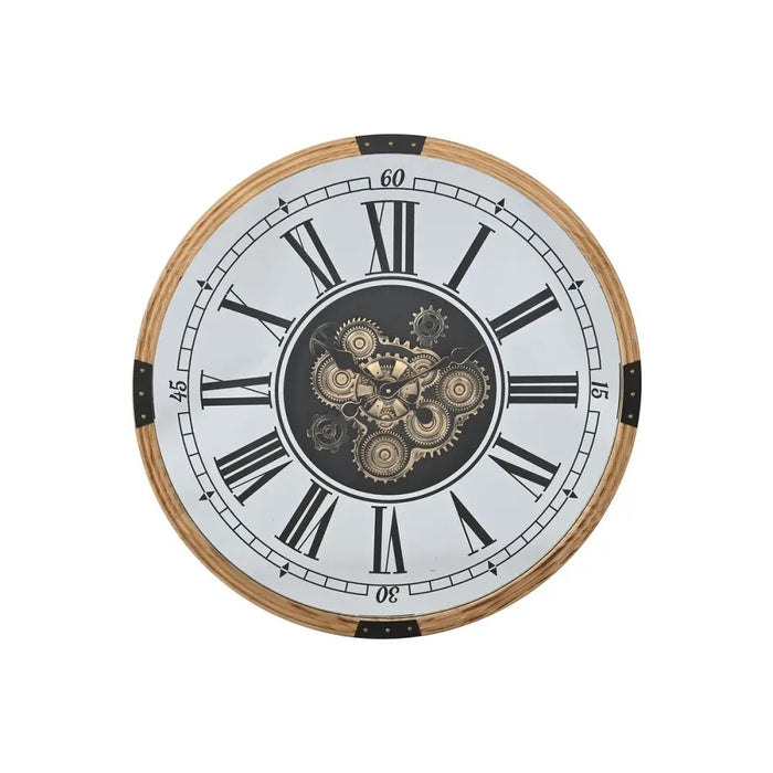 Wall Clock Home ESPRIT Silver Natural Metal Crystal 80 X 8,5 X 80 cm - Декорация и Осветление<<<Дом