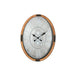 Wall Clock Home ESPRIT Silver Natural Metal Crystal Pine 50 x 8 x 68 cm - Декорация и Осветление<<<Дом
