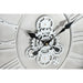 Wall Clock Home ESPRIT Silver Natural Metal Crystal Pine 50 x 8 x 68 cm - Декорация и Осветление<<<Дом