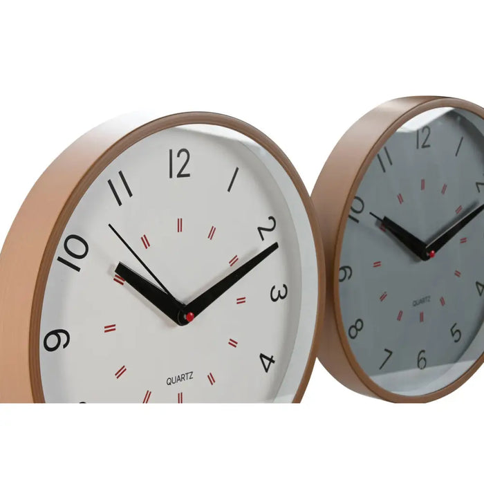 Wall Clock Home ESPRIT White Beige Grey PVC 30 x 4 x 30 cm (3 Units) - Декорация и Осветление<<<Дом