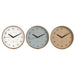 Wall Clock Home ESPRIT White Beige Grey PVC 30 x 4 x 30 cm (3 Units) - Декорация и Осветление<<<Дом
