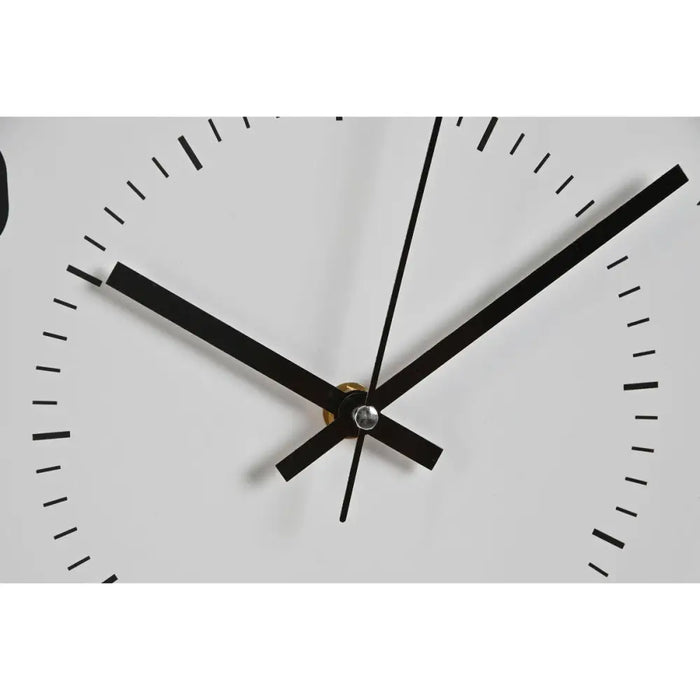 Wall Clock Home ESPRIT White Beige PVC 30 x 4 x 30 cm (2 Units) - Декорация и Осветление<<<Дом