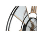 Wall Clock Home ESPRIT White Black Golden Metal 142 X 9 X 142 cm - Декорация и Осветление<<<Дом