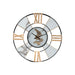 Wall Clock Home ESPRIT White Black Golden Metal 142 X 9 X 142 cm - Декорация и Осветление<<<Дом