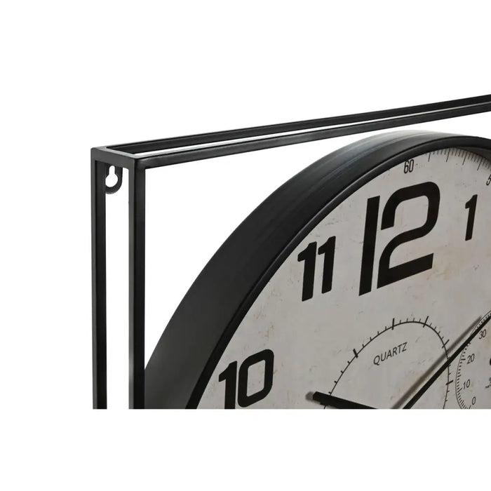 Wall Clock Home ESPRIT White Black Metal MDF Wood 62 x 6 x 65 cm (2 Units) - Декорация и Осветление<<<Дом