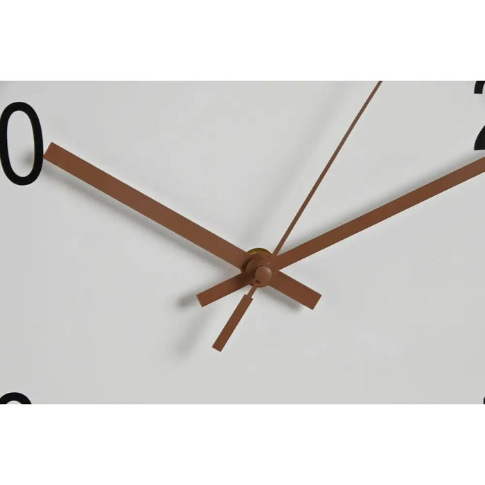 Wall Clock Home ESPRIT White Brown Natural PVC 30 x 4 x 30 cm (2 Units) - Декорация и Осветление<<<Дом