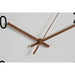Wall Clock Home ESPRIT White Brown Natural PVC 30 x 4 x 30 cm (2 Units) - Декорация и Осветление<<<Дом