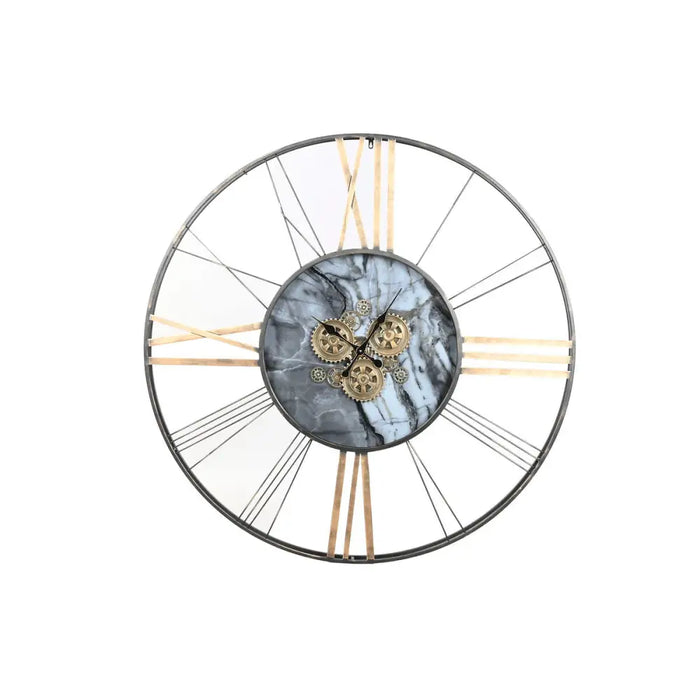 Wall Clock Home ESPRIT White Golden Metal 140 x 9 x 140 cm - Декорация и Осветление<<<Дом Градина<<<BigBuy&&&Стенни