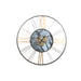 Wall Clock Home ESPRIT White Golden Metal 140 x 9 x 140 cm - Декорация и Осветление<<<Дом Градина<<<BigBuy&&&Стенни